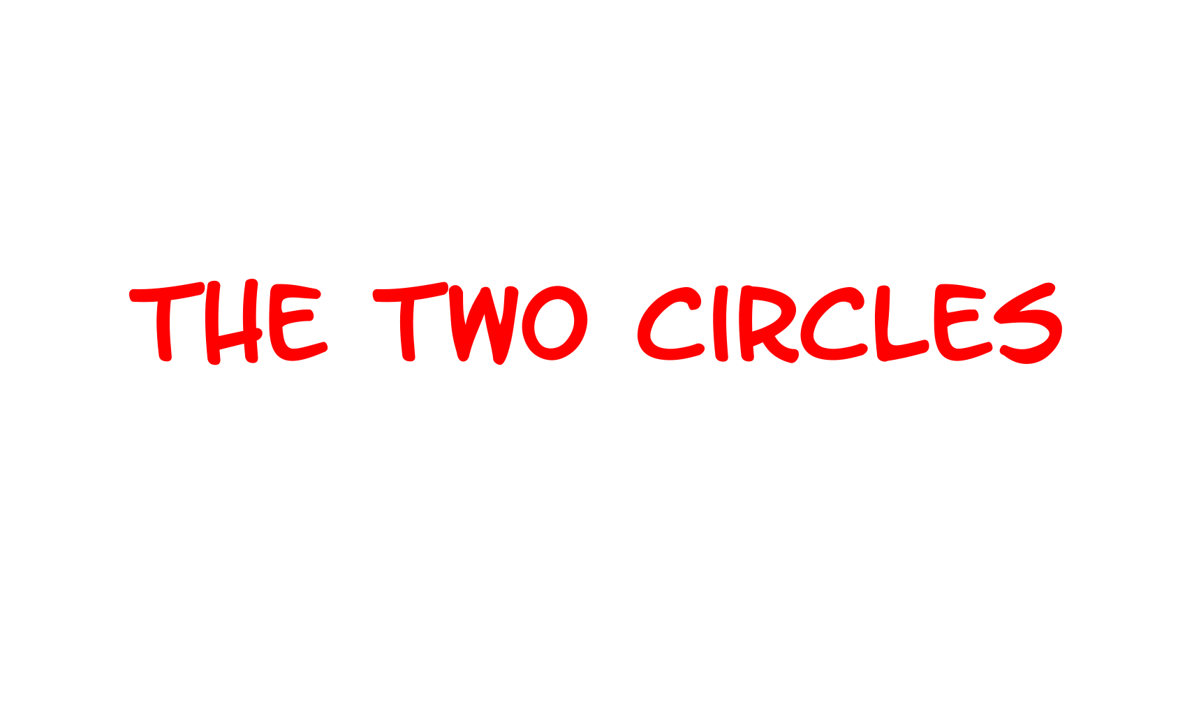 The Two Circles